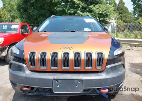 2014 Jeep Cherokee Trailhawk из США, поврежденный, VIN 1C4PJMBS4EW291673